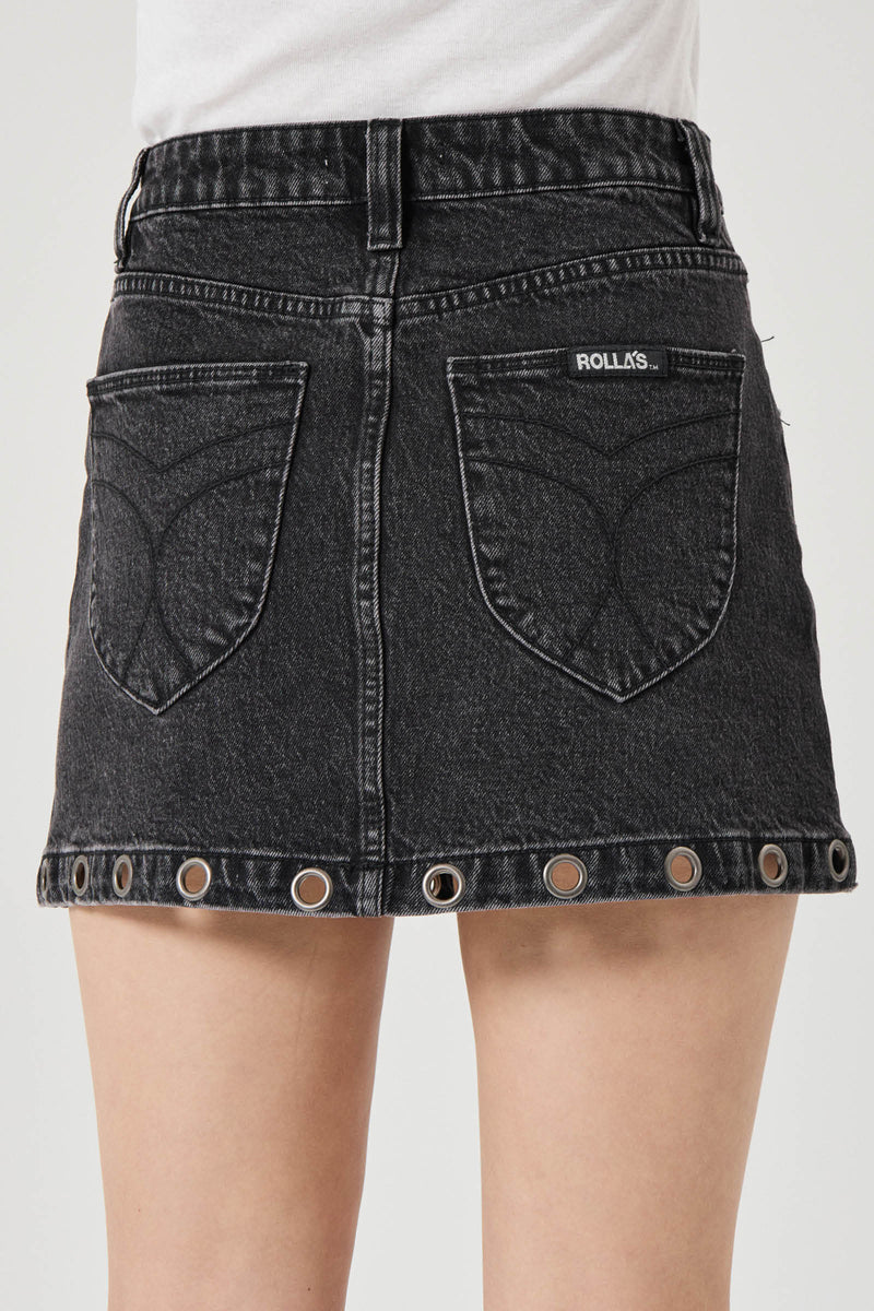 Rolla's High Line Mini in Black Sand Eyelet
