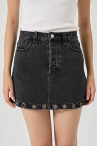 Rolla's High Line Mini in Black Sand Eyelet