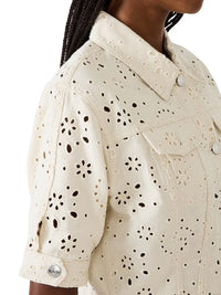 Steve Madden Blu Jacket in Eyelet