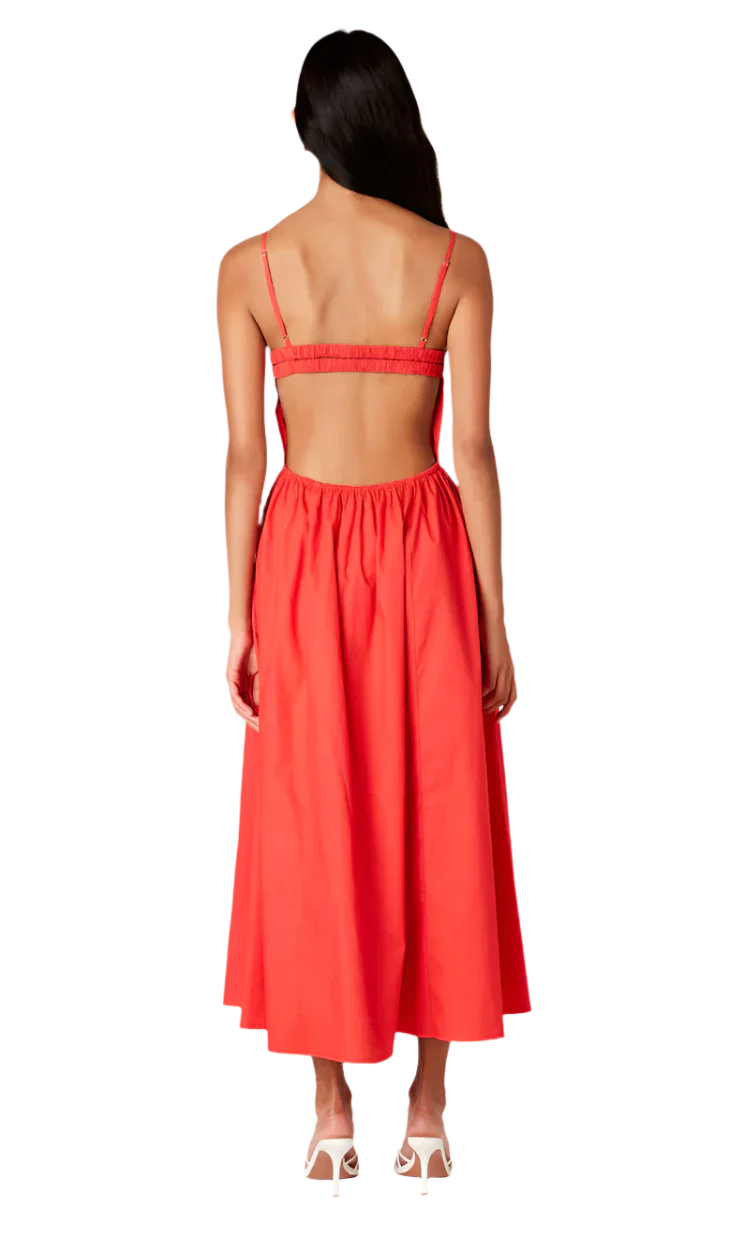 NIA Destene Dress in Cherry