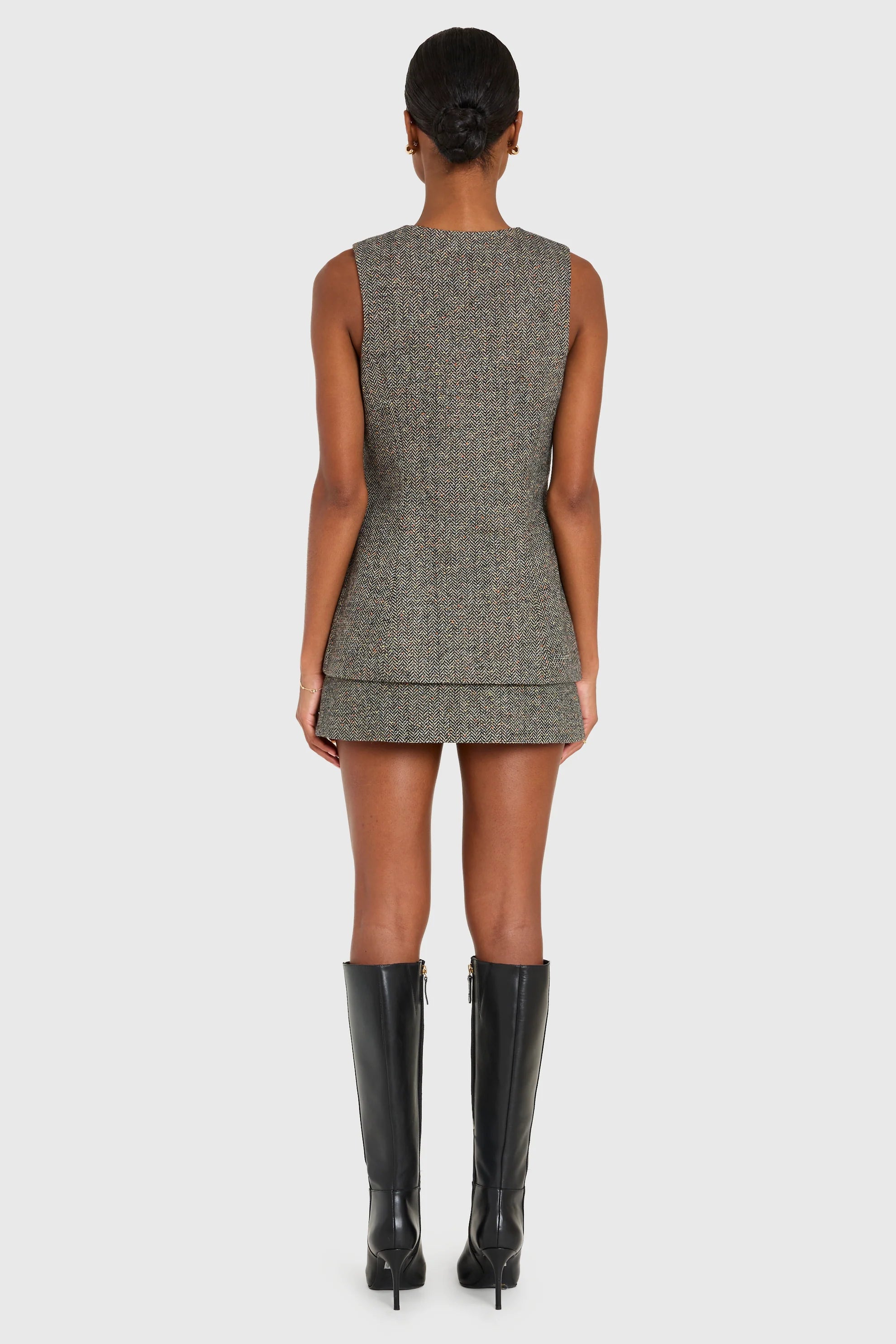 RENTAL Amanda Uprichard Serena Tweed Romper