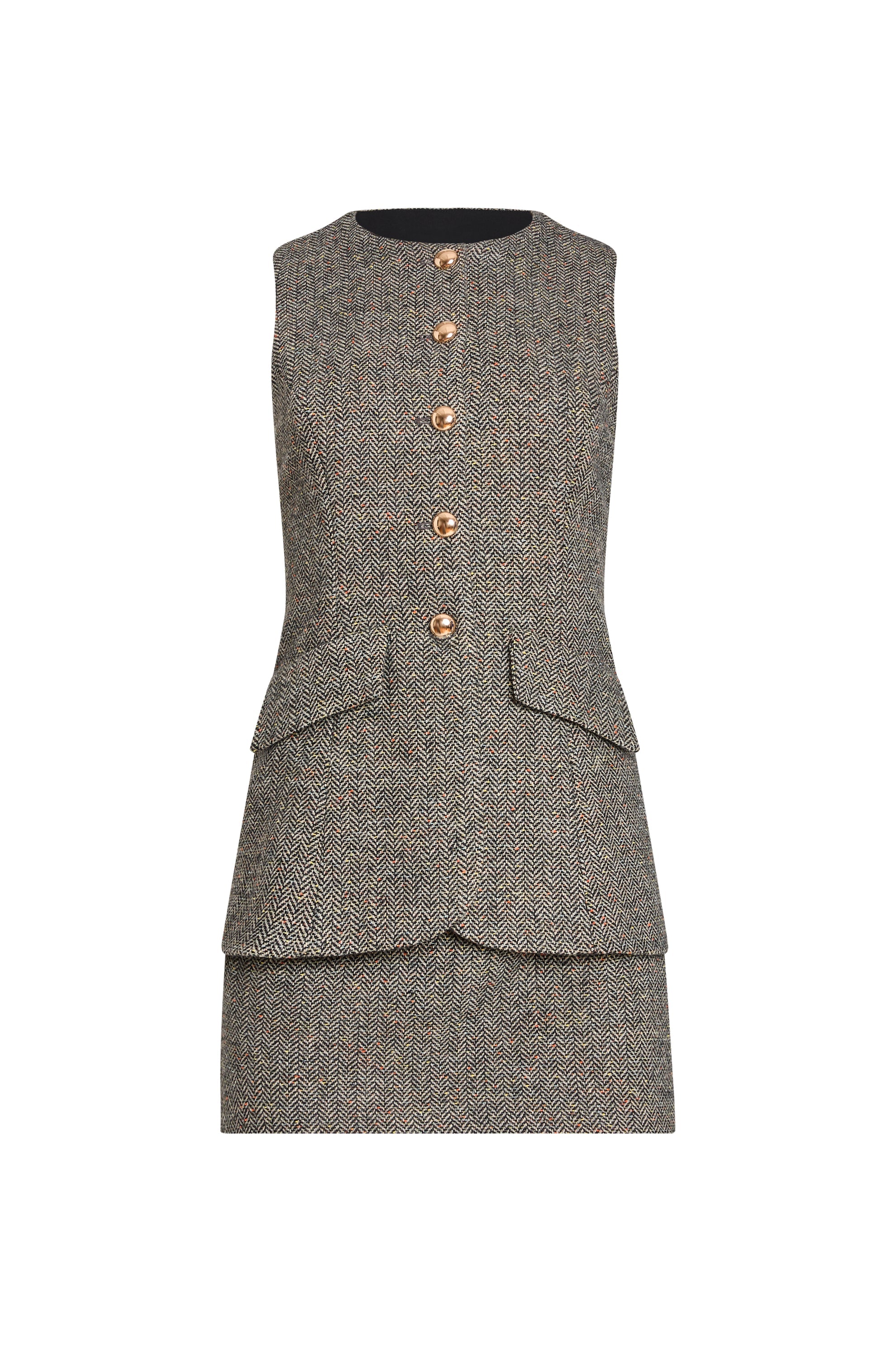 RENTAL Amanda Uprichard Serena Tweed Romper