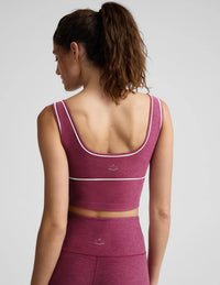 Beyond Yoga Spacedye™ Dynamic Cropped Tank in Pomegranate