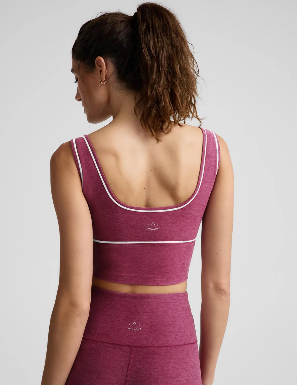 Beyond Yoga Spacedye™ Dynamic Cropped Tank in Pomegranate