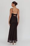 Nina Boat Neckline Floral Maxi