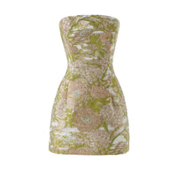 Willow Pastel Jacquard Mini Dress