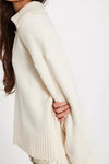 Free People Trading Up Polo in Ivory