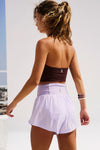 FP Movement Light as Air Run Short in Lavender Shadow