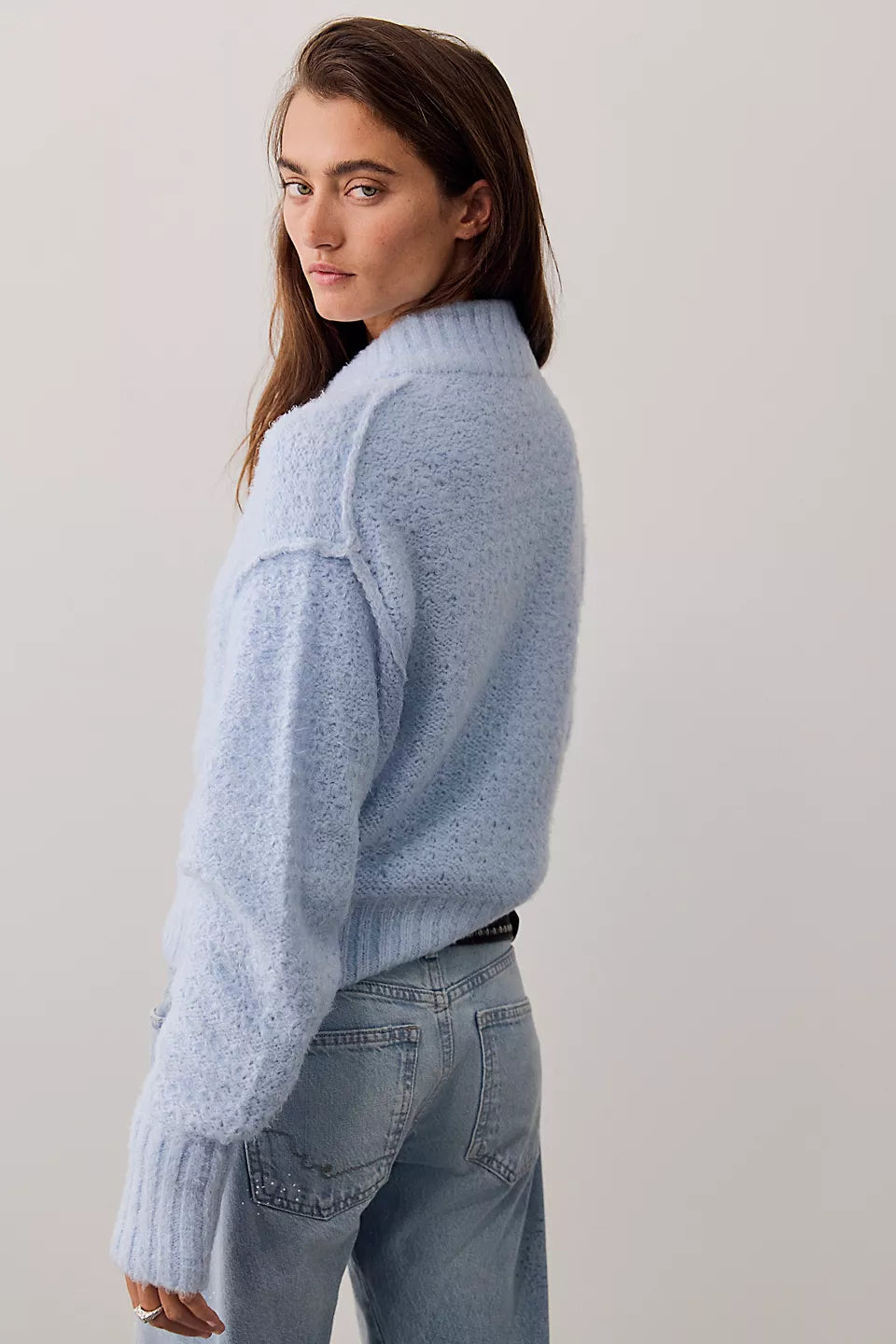 Free People Tucked Henley Pullover