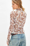 Free People Lyric Long Sleeve in Ivory Combo