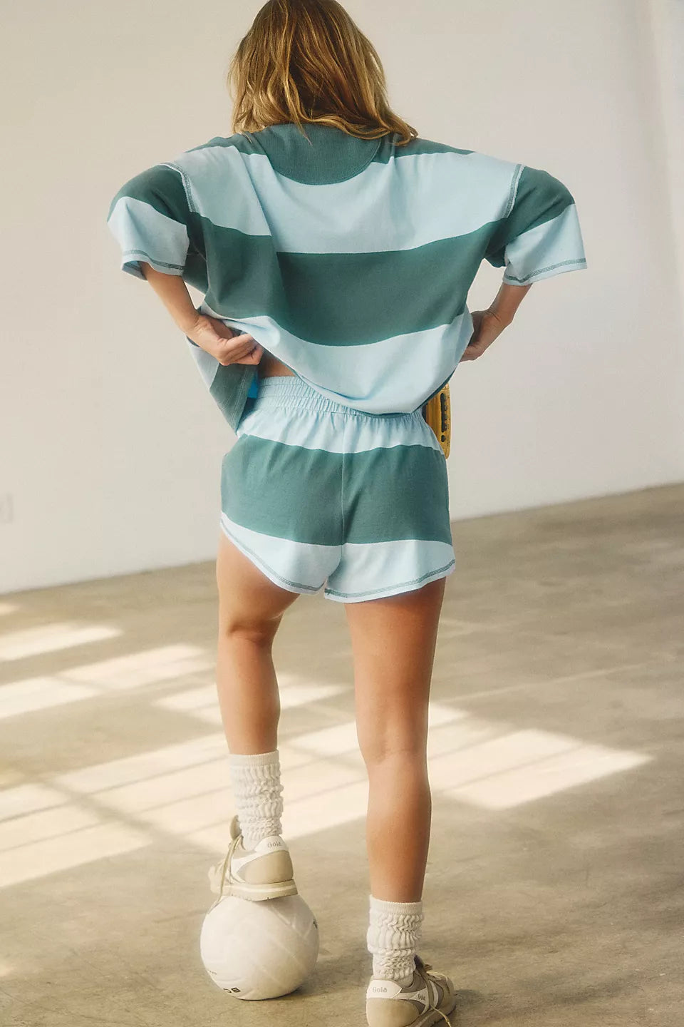 FP Movement Retro Rugby Set in Heritage Green Combo