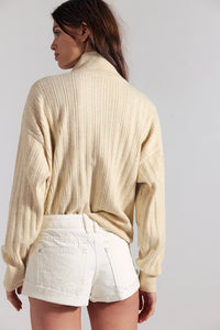Free People Cali Cuffed Shortie in Soft White