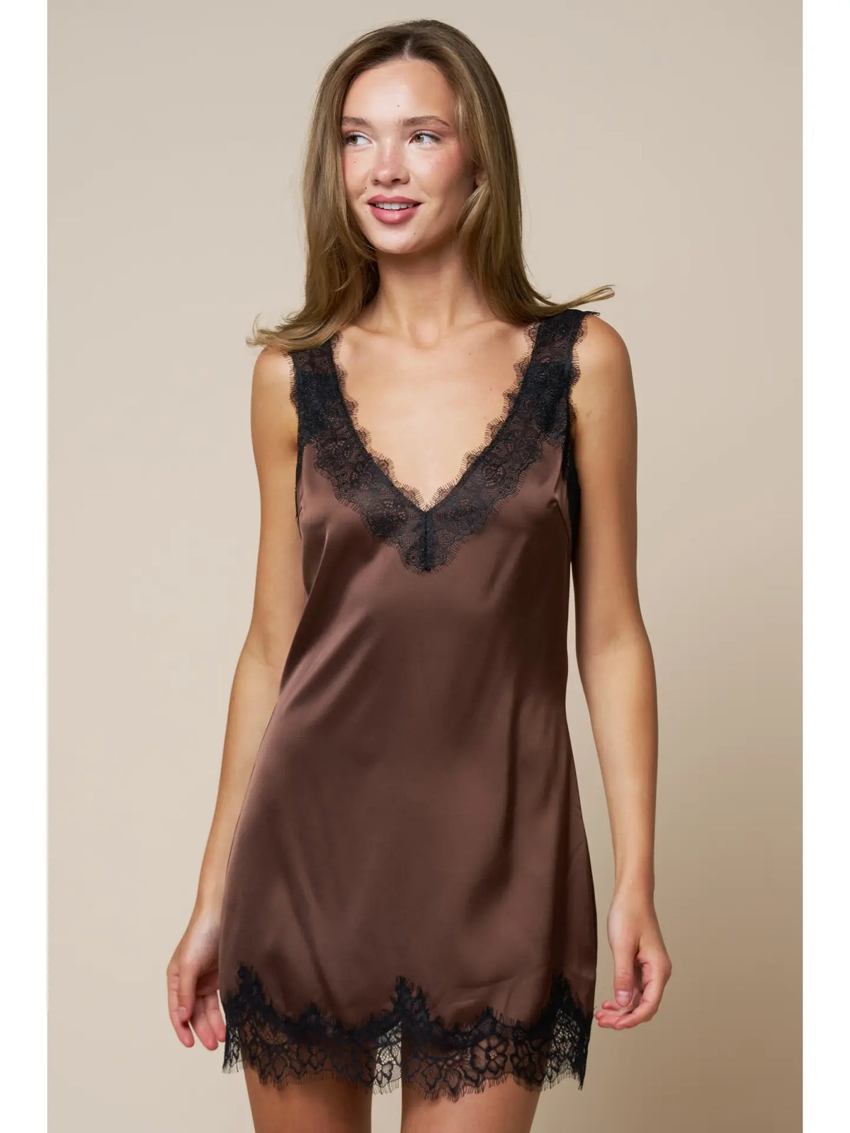 Bailey Lace Slip Mini Dress