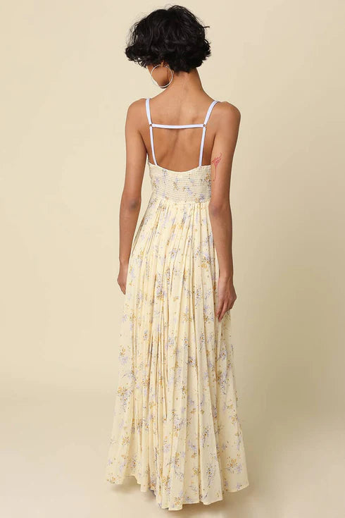 Avery Butter Floral Maxi