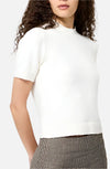 French Connection Vhari Knit Mock Neck Top