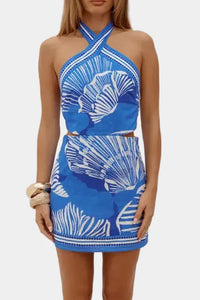 Runaway The Label Rileigh Halter Cut Out Mini Dress
