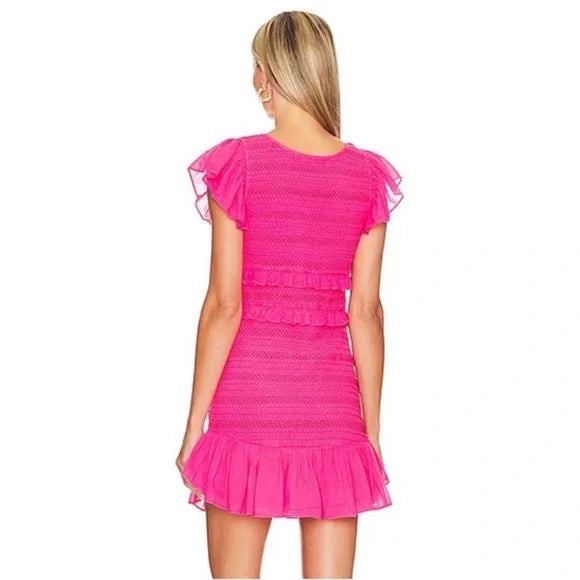 RENTAL Loveshackfancy Hot Pink Sonora Mini